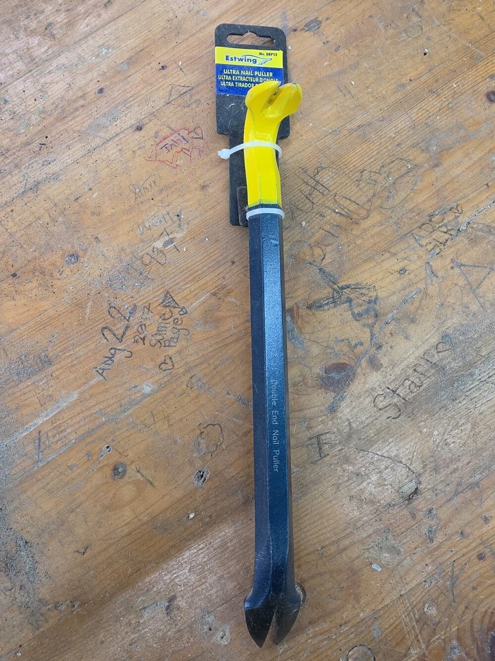 Estwing DEP12 Ultra Nail Puller 11 Inch Double End Nail Puller NIP